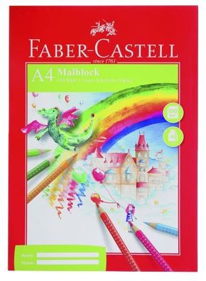 Faber Castell Malblock A4 100 Blatt 80g/m²