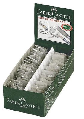 Faber Castell Radierer Grip 2001 40x10x10 mm grau/weiß