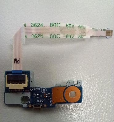 Lenovo ThinkPad L380 Netzschalterplatine mit Kabel 455.0CT03.0004 02DA318