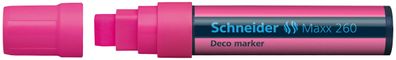 Schneider Kreidemarker Maxx 260 pink, Blockspitze 5 + 15mm