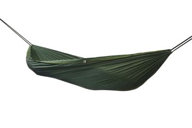 DD Hammocks DD Camping atmungsaktive Reisehängematte zweilagig olivgrün Hängema