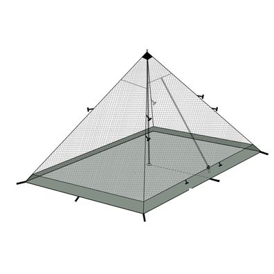 DD Hammocks DD Superleichtes Pyramiden-Innen-Zelt Familienzelt Gartenmöbel