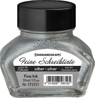 Standardgraph Feine Tinte 30 ml silber