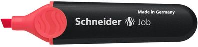 Schneider Textmarker Job rot, Keilspitze 1 + 5mm