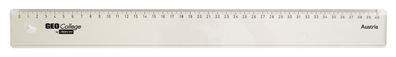 Aristo College Lineal 40 cm glasklar, mit Facette, Tuschekante