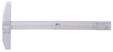 Aristo College Reißschiene 40 cm transparent, mm-Teilung, uschekante
