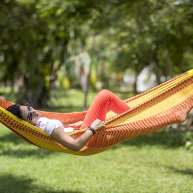 MacaMex Mexikanische Netzhängematte - Double Solar Plus Hängematte