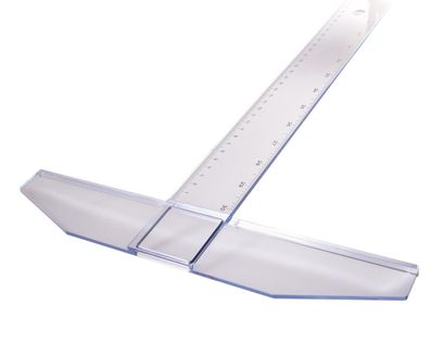 Aristo College Reißschiene 75 cm transparent, mm-Teilung, uschekante