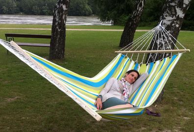 MacaMex Caribe Grande Beach MacaTex - wetterfeste DoppelstabHängematte Hängemat