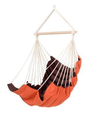 Amazonas California terracotta - weichgefütterter Hängesessel Baumwolle Hängest