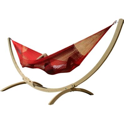 MacaMex Siesta Grande Double Plus Red Hängematte
