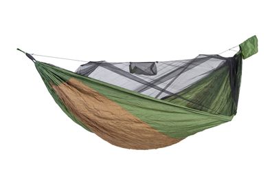 Amazonas Adventure Hero XXL Reisehängematte mit Moskitonetz und Fach für Isomat