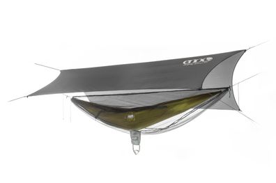 ENO SubLink ultraleichtes Hängematten-Komplett-Set grün grau Reise