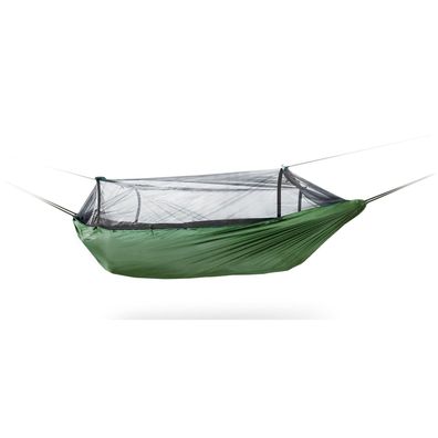DD Hammocks DD Frontline Forest grün atmungsaktive Reisehängematte mit Moskiton