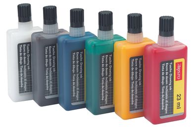 Aristo Zeichentusche 23 ml gelb, hohe Deckkraft