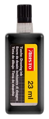 Aristo Zeichentusche 23 ml schwarz, hohe Deckkraft