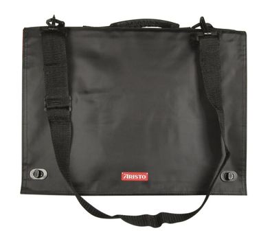 Aristo Zeichenplattentasche A4 Carry Bag, schwarz, Innenseite rot