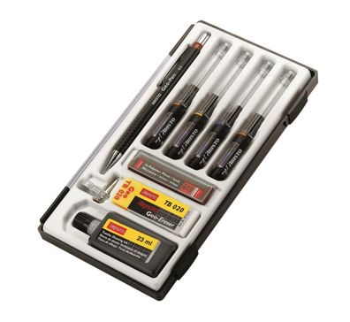 Aristo Tuschefüller mg1 pro Studio 3er-Set 8-teilig, Stärken 0.2/ 0.35/ 0.7 mm