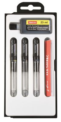 Aristo Tuschefüller mg1 pro Basic 3er-Set, Stärken 0.35/ 0.50/ 0.70 mm