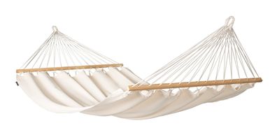 La Siesta Doppel-Stabhängematte Florencia natur Biobaumwolle Hängematte