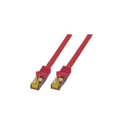 EFB RJ45 Patchkabel S/FTP Cat.6A LSZH Cat.7 Rohk. 1,5m rot