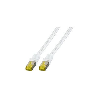 EFB RJ45 Patchkabel S/FTP Cat.6A LSZH Cat.7 Rohk. 1,5m weiß