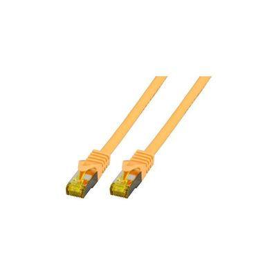 EFB RJ45 Patchkabel S/FTP Cat.6A LSZH Cat.7 Rohk. 1,5m gelb
