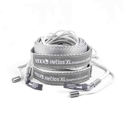 ENO Helios XL Ultralight Hammock Straps Grey Montagematerial