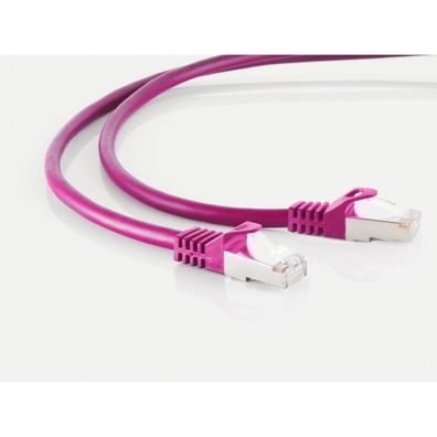 Shiverpeaks RJ45 Patchkabel S/FTP, Cat7 LSZH 2,0m magenta