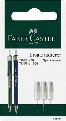 Faber Castell Druckbleistift Ersatzradierer TK-Fine 3x