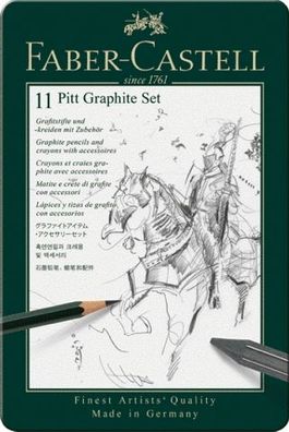Faber Castell Pitt Graphite 9er Metalletui