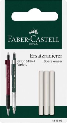 Faber Castell Druckbleistift Ersatzradierer Grip1345/1347 3x