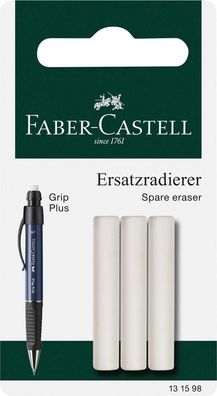 Faber Castell Druckbleistift Ersatzradierer Grip Plus 3x
