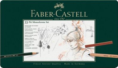 Faber Castell Monochrome Pitt 33er Set