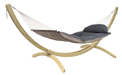 Amazonas Fat Hammock Set taupe Hängematte
