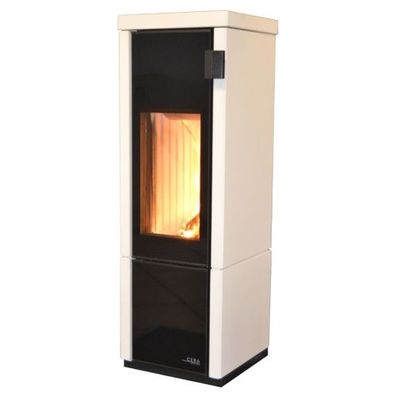 Conte Mini Eck DIBT Speicher Kaminofen 5KW Creme