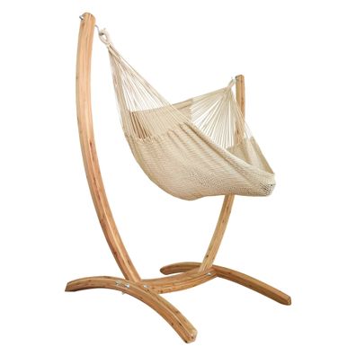 MacaMex Uve Deluxe Vela ecrue XL Hängestuhl