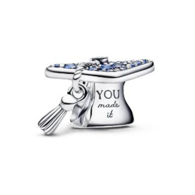 Bead - Silber - 2026 Absolventenmütze Charm