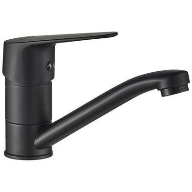 Waschtischarmatur Wasserhahn Kleine SAGRA Mischbatterie Waschtischmischer in Schwarz