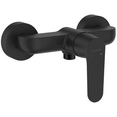 Brausearmatur Wasserhahn DIMA Brausebatterie für Badezimmer in Schwarz Duschbatterie