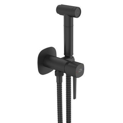 Bidetarmatur Unterputz POLA Bidetmischer für Badezimmer in Schwarz