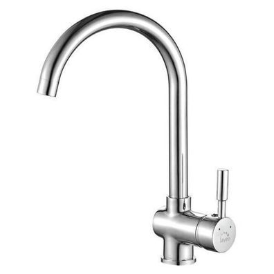 Küchenarmatur Wasserhahn LETE Küchenmischer für Küche in Silber