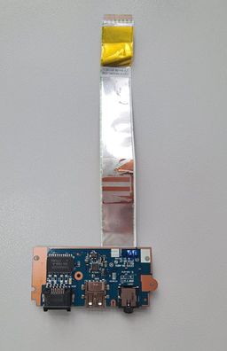 Lenovo ThinkPad E570 USB Audio Ethernet Platine mit Kabel CE570 NS-A831