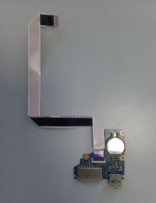 Dell Latitude 3500 3540 USB/SD Kartenleser Platine mit Kabel 0G6V2T