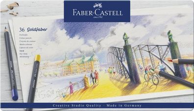 Faber Castell Farbstift Gofa Mine 3,3 mm 36er Metalletui