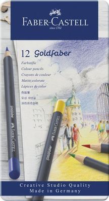 Faber Castell Farbstift Gofa Mine 3,3 mm 12er Metalletui