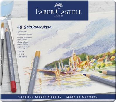 Faber Castell Aquarellstift Gofa 3,3mm 48er Metalletui
