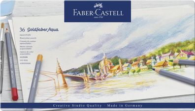 Faber Castell Aquarellstift Gofa 3,3mm 36er Metalletui