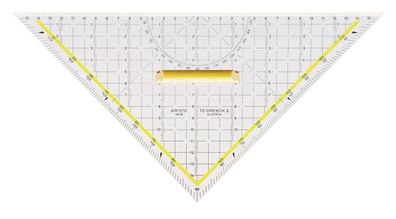 Aristo TZ-Dreieck 32,5 cm mit Holzgriff, Facette, uschenoppen