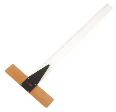 Aristo Reißschiene 70 cm mit Teilung, glasklares Plexiglas
